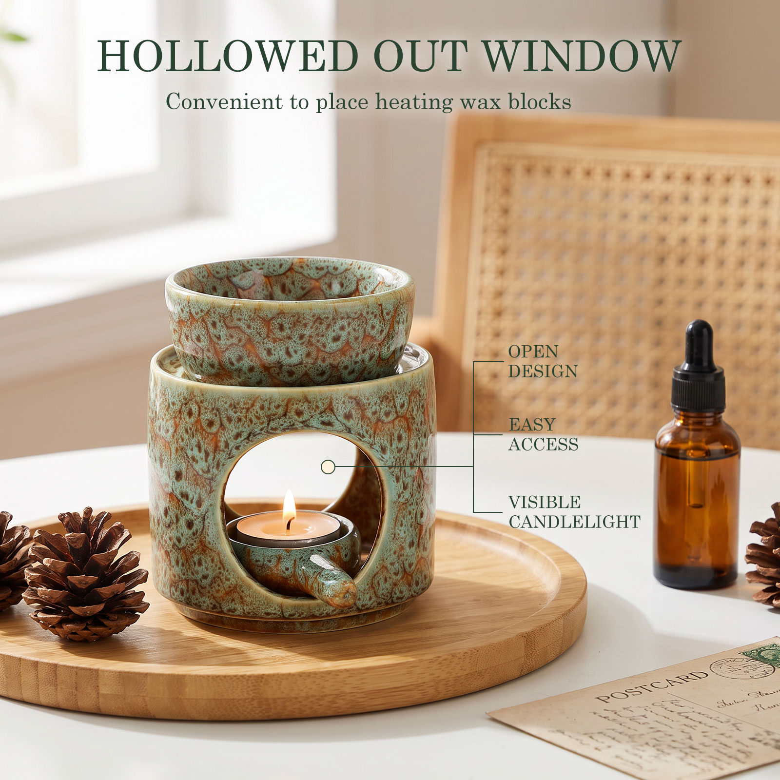 Porte-bougie chauffant, lampe  - Home Fragrance Oils For Oil Burners avis et prix