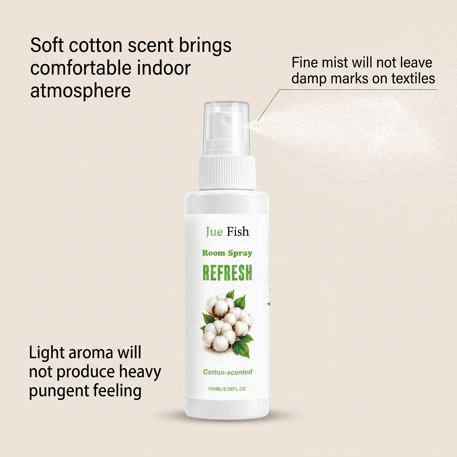 JUE FISH Spray d'ambiance, bru - Home Spray Fragrance avis et prix