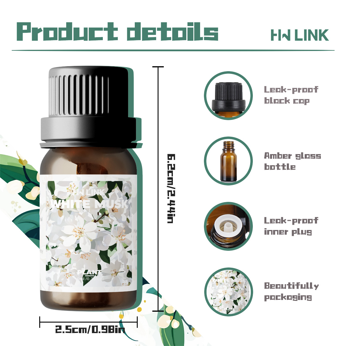 Huiles parfumées au musc blanc - Home Fragrance Oils avis et prix